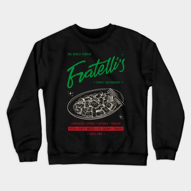 Fratelli's Restaurant v2 Crewneck Sweatshirt by Hataka